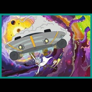 Trefl Puzzle - 4x250 - The crazy world of Rick and Morty - Warner Rick and Morty Trefl 13338