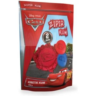 Eren - Кинетичен пясък с 2 лицензирани формички - Колите 3 - Червен - 250 г (ZKP 250-02-P)
