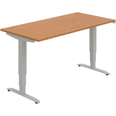 OFFICE PRO s.r.o. HOBIS výškovo nastaviteľný stôl MOTION MS 3 1600, stand.ovládanie, jelša