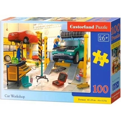Castorland Autodílna 100 dílků