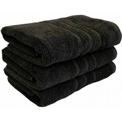 Profod Uterák a osuška Sofia černá 70 x 140 cm