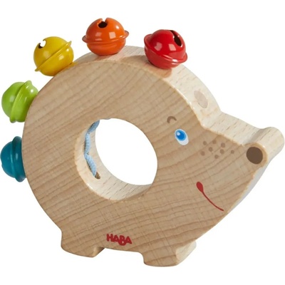 HABA Бебешка дървена дрънкалка Haba - Таралеж (304821)