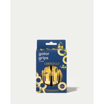 Framar Limoncello Gator Grips 4ks štipce do vlasov CL-GG-LIMO