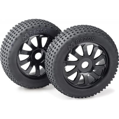Absima Pneu Razor včetně disku 1:8 buggy balení 2 ks
