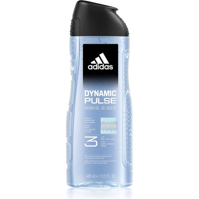 Adidas Dynamic Pulse душ-гел за лице, тяло и коса 3 в 1 400ml