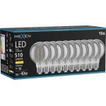 Mexen Vintis 10x крушка със спирала LED E27, G80, 8W, Топла - 2700K, 510 lm, опушена (L165-E27-0827-70x10)