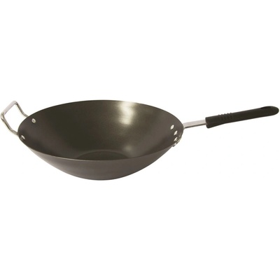 CMP KC21231 Oceľová panvica Wok, 33 cm čierna