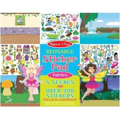Melissa & Doug samolepky 5 scenérií s vílami