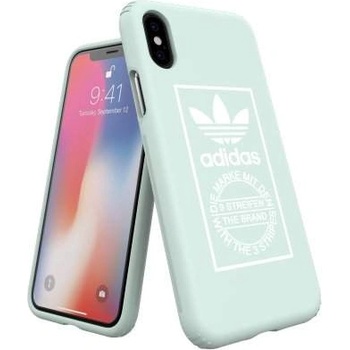 Adidas Originals Snap Case - удароустойчив хибриден кейс за iPhone XS, iPhone X (зелен)