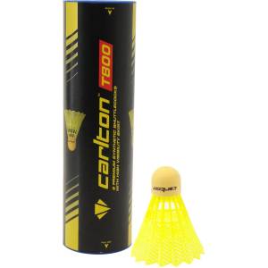 CARLTON T800 Shuttlecocks 6 Pack - Yellow