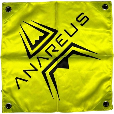 ANAREUS ANAREUS šátek reflexní s velcro / Dead rag - žlutý