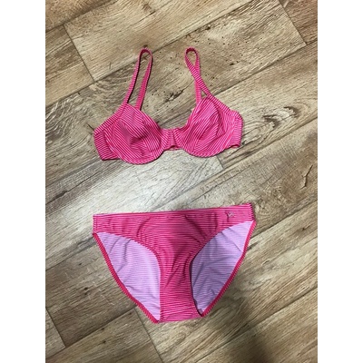 Stuf Pinstripe ružové bikiny