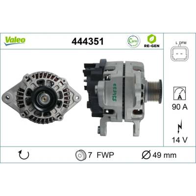 Alternátor VALEO 444351