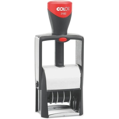 Colop Датник 2160, с цифри и клише, 41 x 24 mm, син (1085200004)