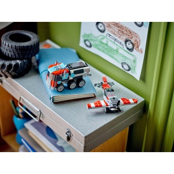 Image 1 of LEGO® Creator 3-in-1 - Flatbed Truck with Helicopter (31146)