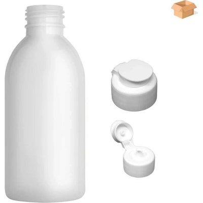 Tera plastová lahvička bílá s bílým dávkovacím víčkem 200 ml 220 ks
