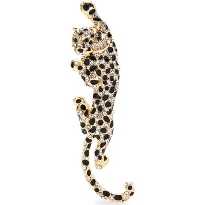Amparo Miranda Brošňa Leopard s krystaly L710