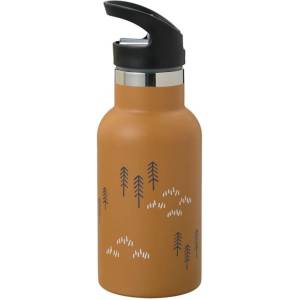 Fresk Бутилка и термос с вградена сламка Fresk - Woods Spruce Yellow, 350 ml (FR-FD300-78)