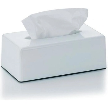 KELA Kosmetický box na kapesníky PANNO plast, bílý KL-22347
