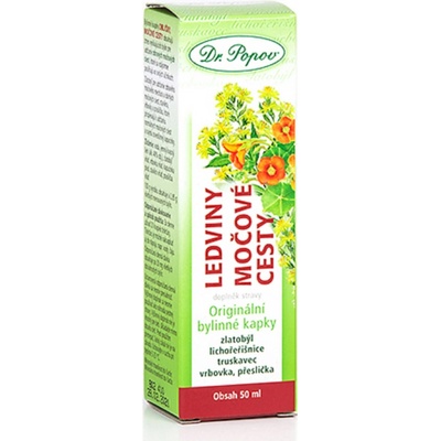 Dr. Popov Ledviny-močové cesty bylinné kapky 50 ml
