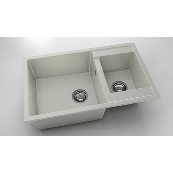 Image 1 of FAT Мивка Vanguard 233, Polymer marble, 02 Полярен гранит, с включен сифон