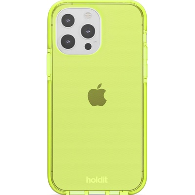 Holdit Калъф Holdit - Seethru, iPhone 13 Pro, Acid Green (7330985157820)