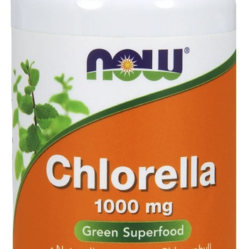 NOW Хранителна добавка Хлорела, Now Foods Chlorella 1000 mg (Vegetarian), 60tabs