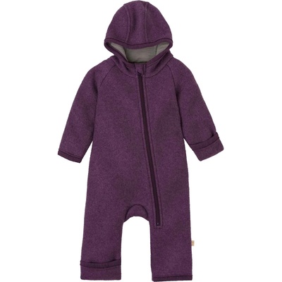 disana Детски цял костюм disana Kid's Zipp-Overall Overall - Aubergine - размер 86/92 (EU) (704-4405-1014)