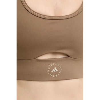 adidas by Stella McCartney Спортен сутиен adidas by Stella McCartney в кафяво с изчистен дизайн JW1996 (JW1996)