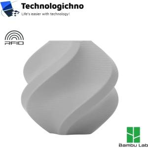 Bambu Lab PLA Tough+ Bambu Gray Refil No Spool (A10-D0-1.75-1000-SPLFREE)