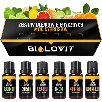 Bilovit Essential Oil Set Power of Citrus 6 x 10 ml