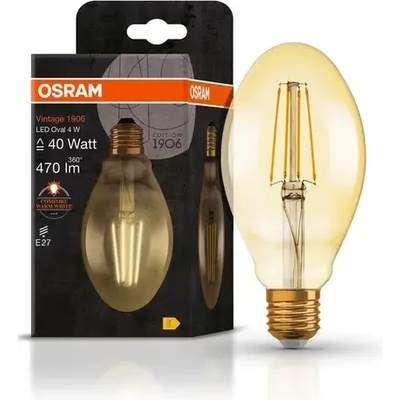 OSRAM Led ЛАМПА vintage 1906 led cl oval gold40 4w/824 e27 ledvance (ledvance 4099854091117)
