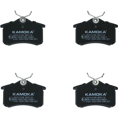 Sada brzdových destiček, kotoučová brzda KAMOKA JQ1012166