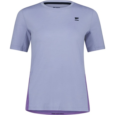 Mons Royale Дамска фланелка с къс ръкав за колоездене Mons Royale Women's Tarn Merino Shift Tee Cycling jersey - Skyline / Bloom - размер XS (156-1306-1211)