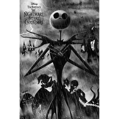 Plagát Nightmare Before Christmas: Jack Skellington (61 x 91,5 cm)