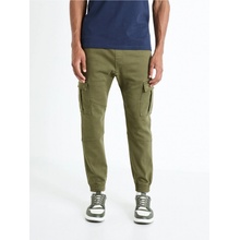 Celio Khaki pánské cargo kalhoty Cokit4
