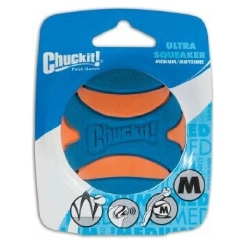 Chuckit! loptička Ultra Squeaker Ball Medium 6,5 cm – pískací
