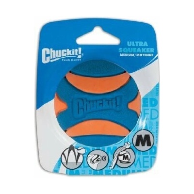 Chuckit! loptička Ultra Squeaker Ball Medium 6,5 cm – pískací