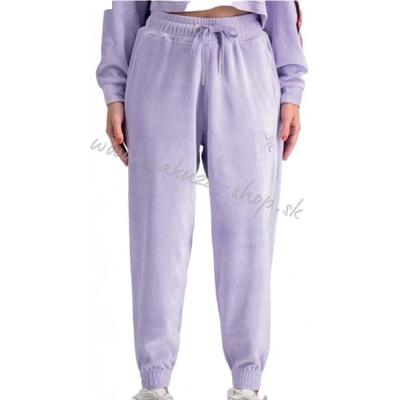 Alpha Industries dámske tepláky frottee jogger wmn pale fialová