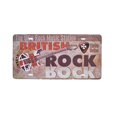 Ceduľa značka Britisch Rock