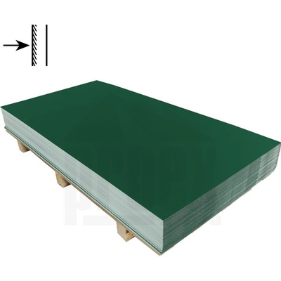 Lindab Tabule jednostranná 0,5 x 1250 x 2000 mm RAL 6003 tmavě zelená