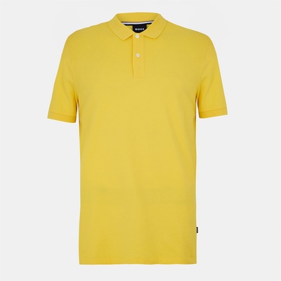 Boss Блуза с яка Boss Men's Pallas Cotton Short Sleeve Polo Shirt - Bright Yellow