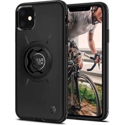 Spigen GearLock Bike Mount Case - хибриден удароустойчив кейс с вграден GearLock механизъм за iPhone 11 (black)
