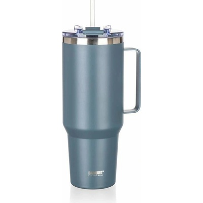 Banquet Termohrnček nerezový s uchom TWAIN 1200 ml tmavo šedý