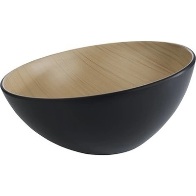 APS Servírovacia miska 285x140 mm čierno-žltá 84925