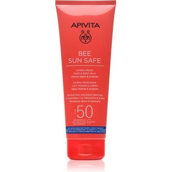 APIVITA Bee Sun Safe Hydra Fresh Milk SPF50 слънцезащитен лосион за лице и тяло SPF 50 200ml