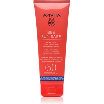 APIVITA Bee Sun Safe Hydra Fresh Milk SPF50 слънцезащитен лосион за лице и тяло SPF 50 200ml