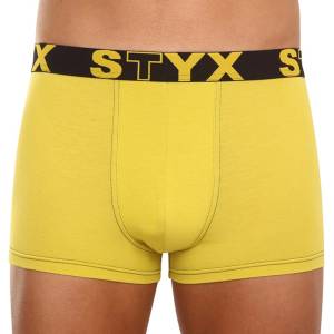 Styx Мъжки боксерки Styx спортна еластична лента зеленожълти Styx | Zhalt | МЪЖЕ | S
