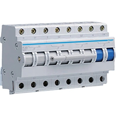 HAGER Modulární přepínač napájení 3P+N I-0-II 63A 400VAC SF463