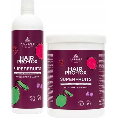 Kallos Pro-Tox Superfruits Šampón na vlasy 1000